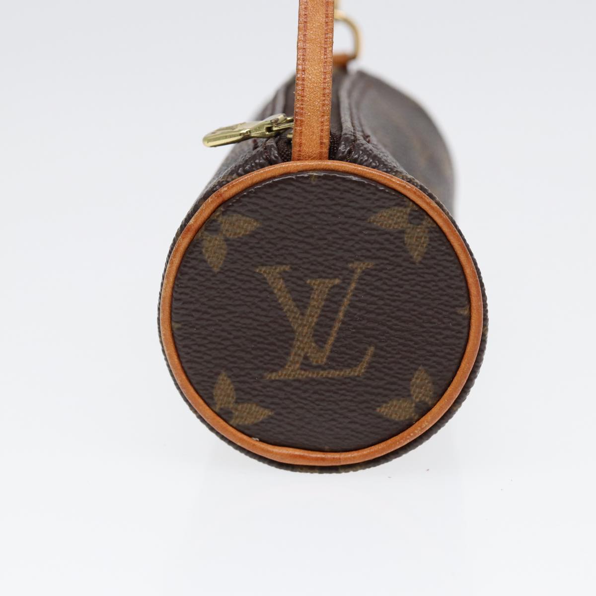 LOUIS VUITTON Monogram Papillon Pouch LV Auth 87914