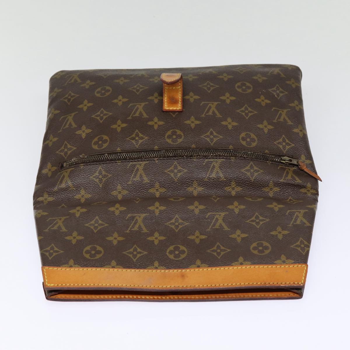 LOUIS VUITTON Monogram Pochette Priant Clutch Bag M51805 LV Auth 87918