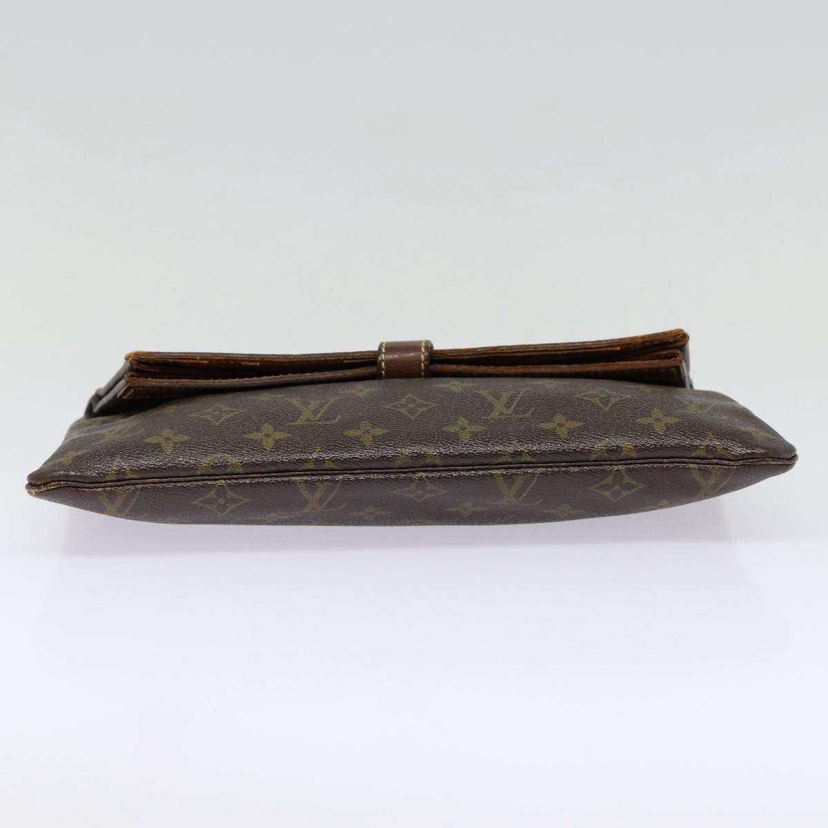 LOUIS VUITTON Monogram Pochette Priant Clutch Bag M51805 LV Auth 87919