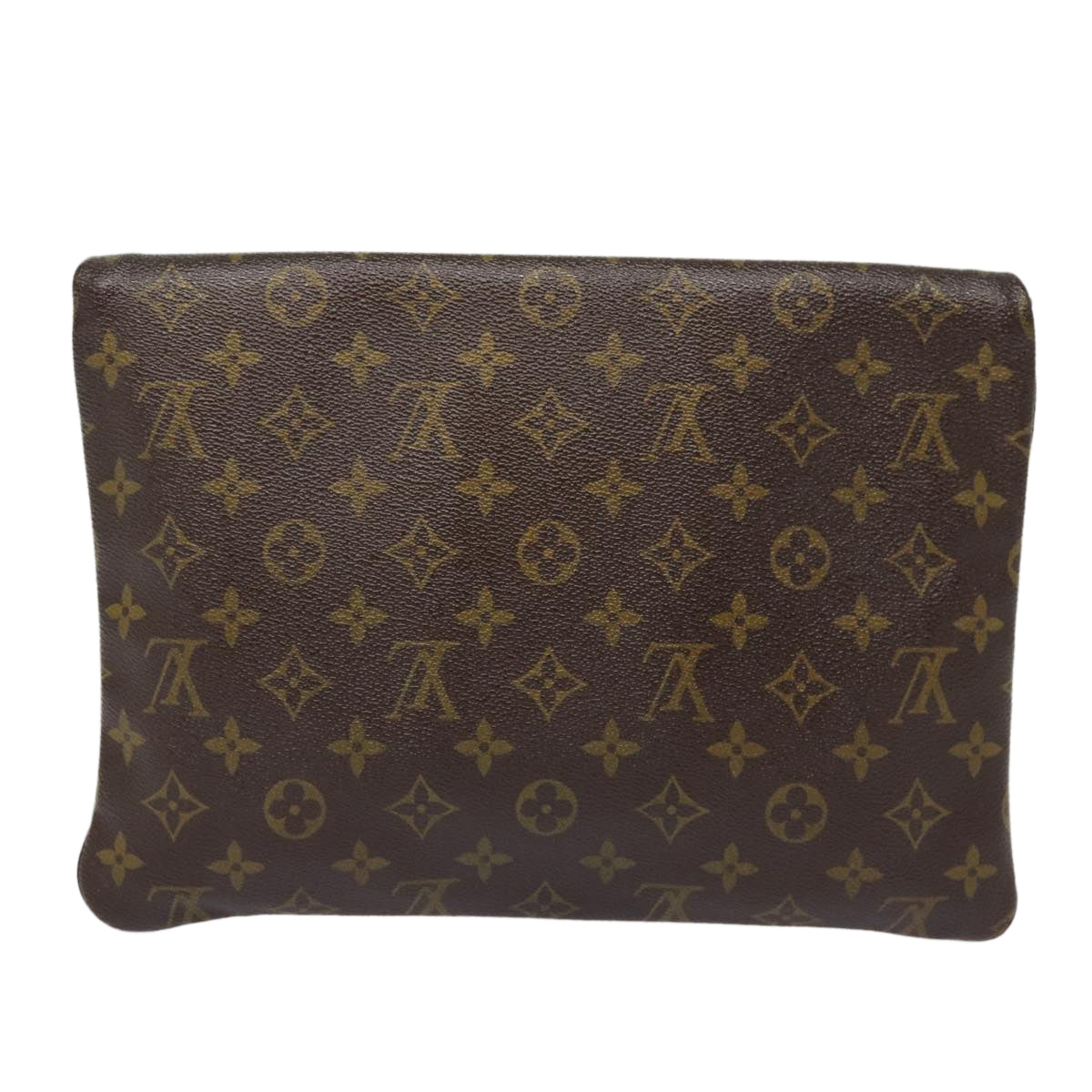 LOUIS VUITTON Monogram Pochette Priant Clutch Bag M51805 LV Auth 87919