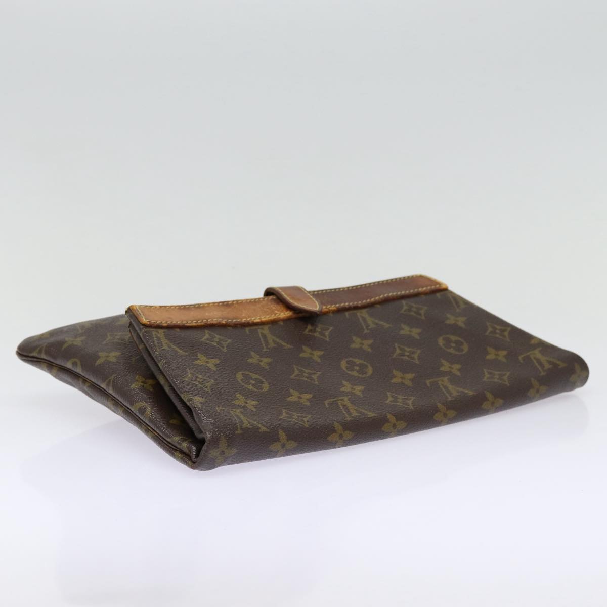 LOUIS VUITTON Monogram Pochette Priant Clutch Bag M51805 LV Auth 87919