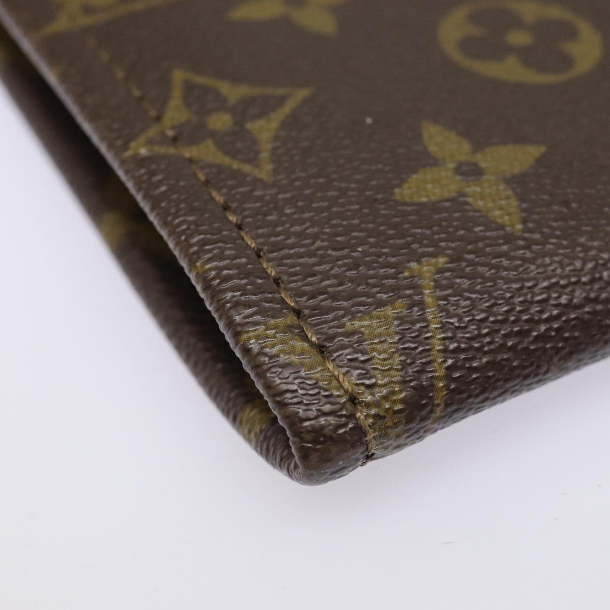 LOUIS VUITTON Monogram Posh Documents Clutch Bag M53456 LV Auth 87920