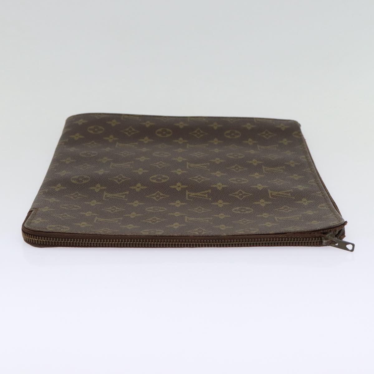 LOUIS VUITTON Monogram Posh Documents Clutch Bag M53456 LV Auth 87920