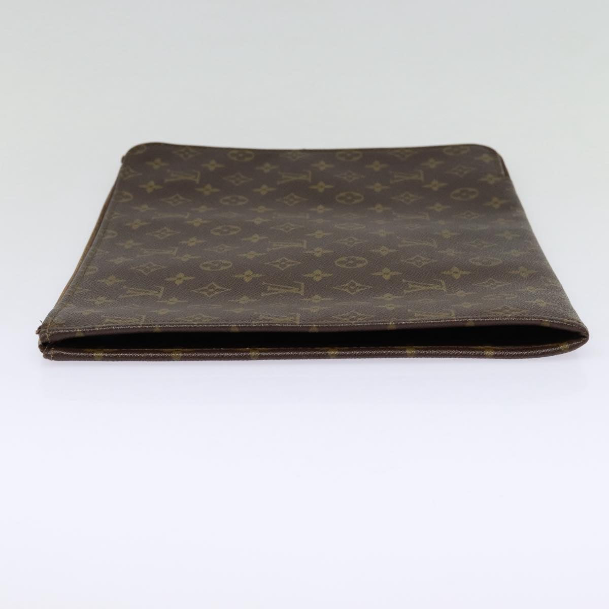 LOUIS VUITTON Monogram Posh Documents Clutch Bag M53456 LV Auth 87920