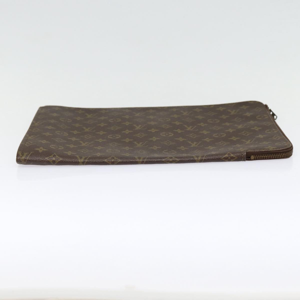 LOUIS VUITTON Monogram Posh Documents Clutch Bag M53456 LV Auth 87920