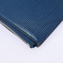 LOUIS VUITTON Epi Pochette Jules GM Clutch Bag Blue M64154 LV Auth 87939-15