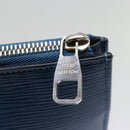 LOUIS VUITTON Epi Pochette Jules GM Clutch Bag Blue M64154 LV Auth 87939-8