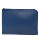 LOUIS VUITTON Epi Pochette Jules GM Clutch Bag Blue M64154 LV Auth 87939-13