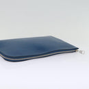 LOUIS VUITTON Epi Pochette Jules GM Clutch Bag Blue M64154 LV Auth 87939-5