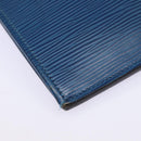 LOUIS VUITTON Epi Pochette Jules GM Clutch Bag Blue M64154 LV Auth 87939-7