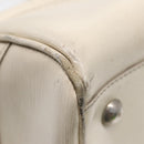 LOUIS VUITTON Epi Boring Montaigne GM Hand Bag White Yvoire M5931J LV Auth 87942-15