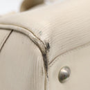 LOUIS VUITTON Epi Boring Montaigne GM Hand Bag White Yvoire M5931J LV Auth 87942-9