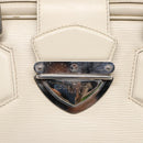 LOUIS VUITTON Epi Boring Montaigne GM Hand Bag White Yvoire M5931J LV Auth 87942-17