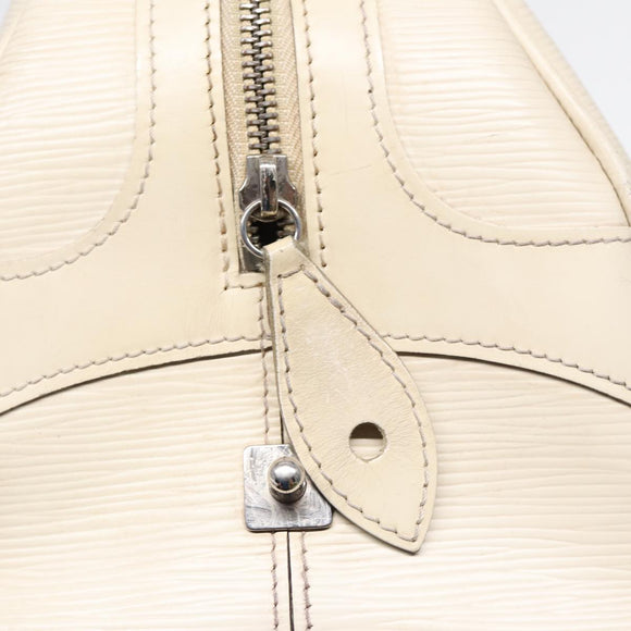 LOUIS VUITTON Epi Boring Montaigne GM Hand Bag White Yvoire M5931J LV Auth 87942