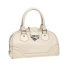 LOUIS VUITTON Epi Boring Montaigne GM Hand Bag White Yvoire M5931J LV Auth 87942-1