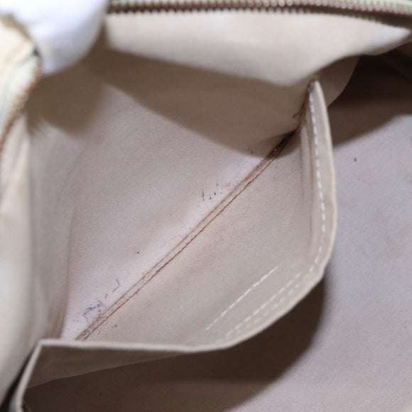 LOUIS VUITTON Epi Boring Montaigne GM Hand Bag White Yvoire M5931J LV Auth 87942