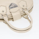 LOUIS VUITTON Epi Boring Montaigne GM Hand Bag White Yvoire M5931J LV Auth 87942-7