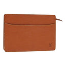 LOUIS VUITTON Epi Pochette Homme Clutch Bag Brown Zipangu Gold M52528 Auth 87959-1
