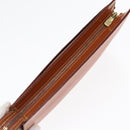 LOUIS VUITTON Epi Pochette Homme Clutch Bag Brown Zipangu Gold M52528 Auth 87959-5