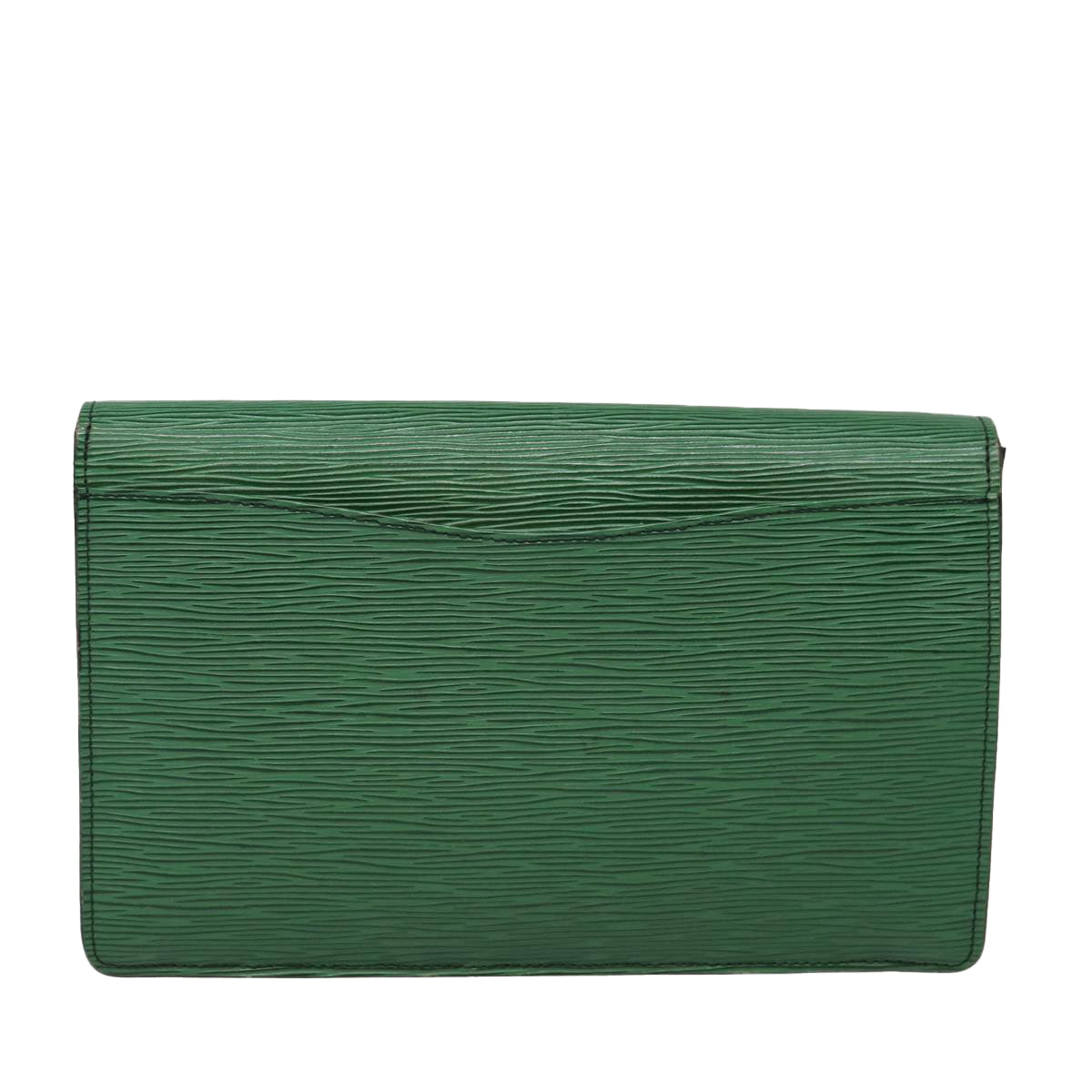 LOUIS VUITTON Epi Montaigne 27 Clutch Bag Green M52654 LV Auth 87962 - 0