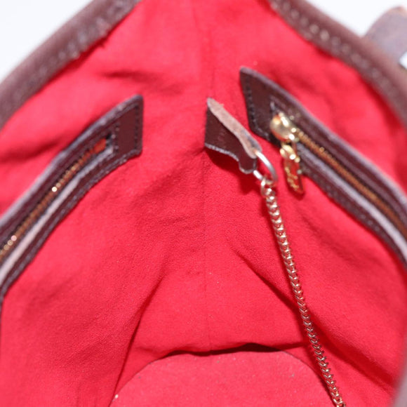 LOUIS VUITTON Damier Ebene Marais Shoulder Bag N42240 LV Auth 87969