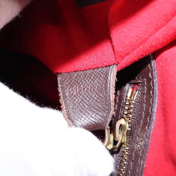 LOUIS VUITTON Damier Ebene Marais Shoulder Bag N42240 LV Auth 87969