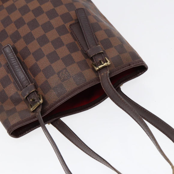 LOUIS VUITTON Damier Ebene Marais Shoulder Bag N42240 LV Auth 87969