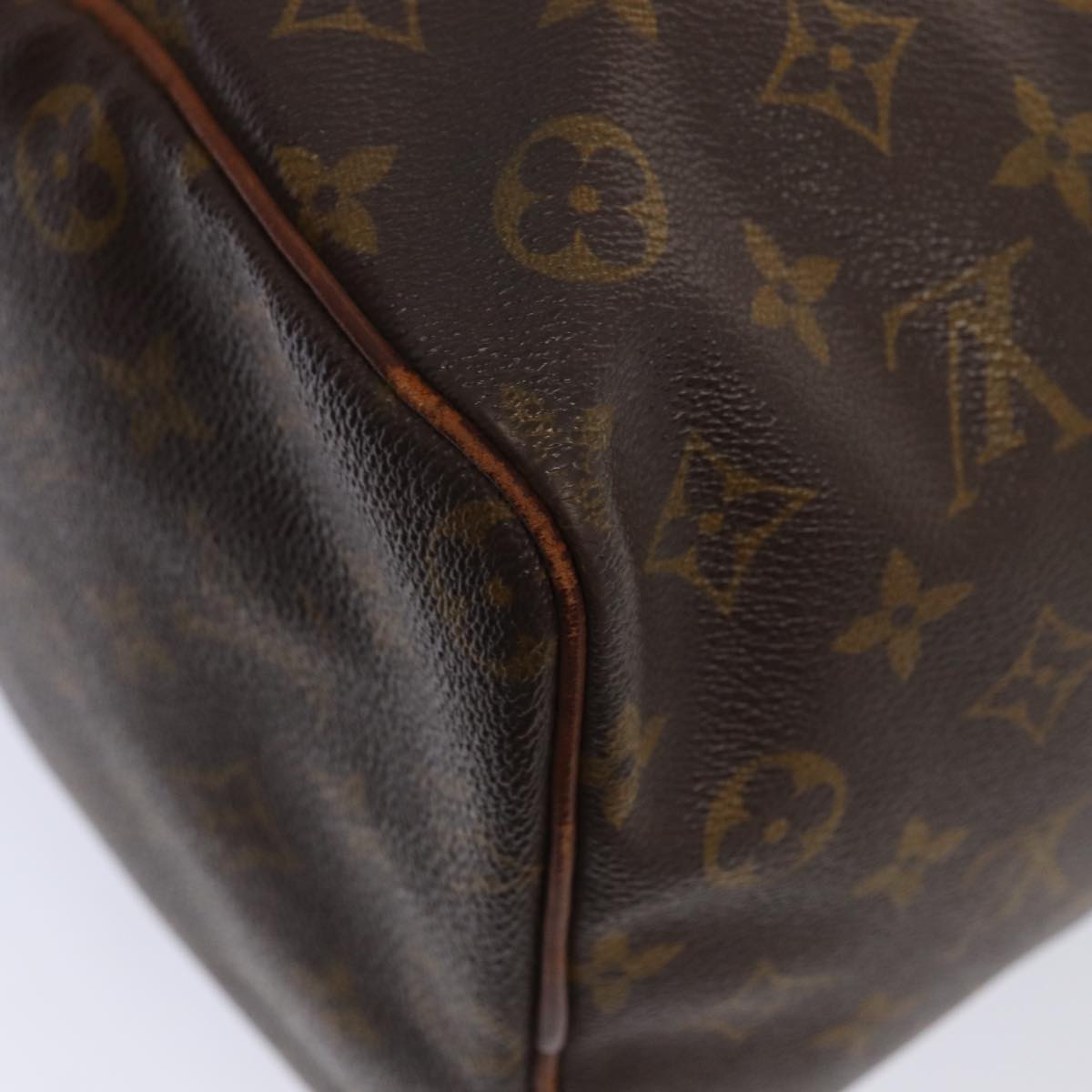 LOUIS VUITTON Monogram Speedy 35 Hand Bag M41524 LV Auth 87976