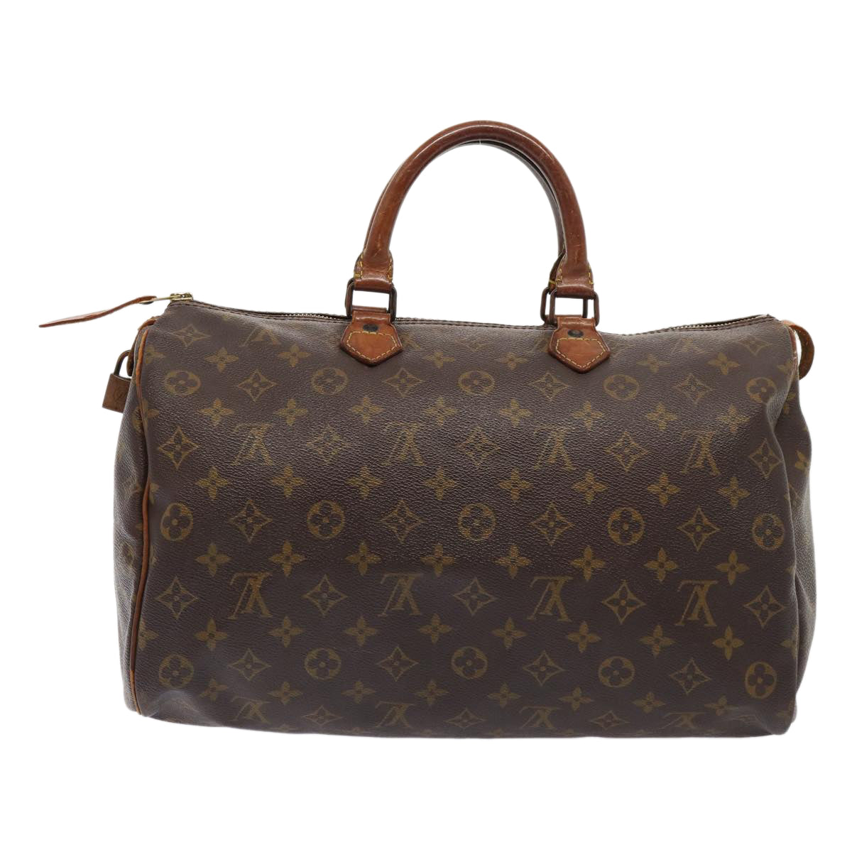 LOUIS VUITTON Monogram Speedy 35 Hand Bag M41524 LV Auth 87976