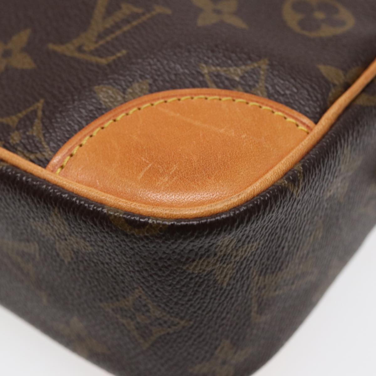 LOUIS VUITTON Monogram Compiegne 28 Clutch Bag M51845 LV Auth 88000