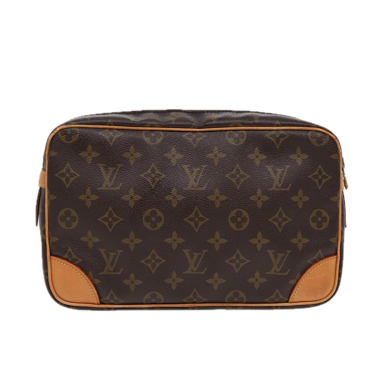 LOUIS VUITTON Monogram Compiegne 28 Clutch Bag M51845 LV Auth 88000 - 0