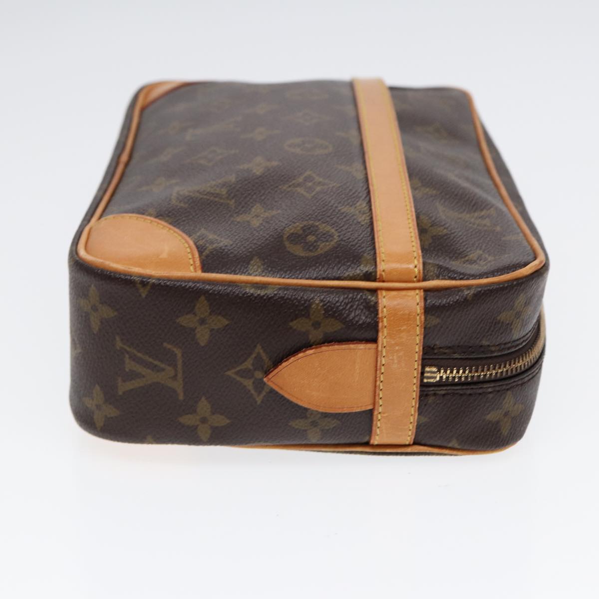 LOUIS VUITTON Monogram Compiegne 28 Clutch Bag M51845 LV Auth 88000