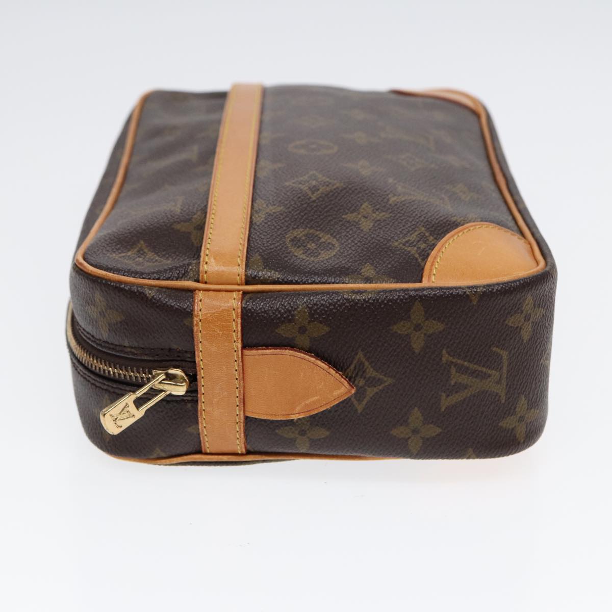 LOUIS VUITTON Monogram Compiegne 28 Clutch Bag M51845 LV Auth 88000