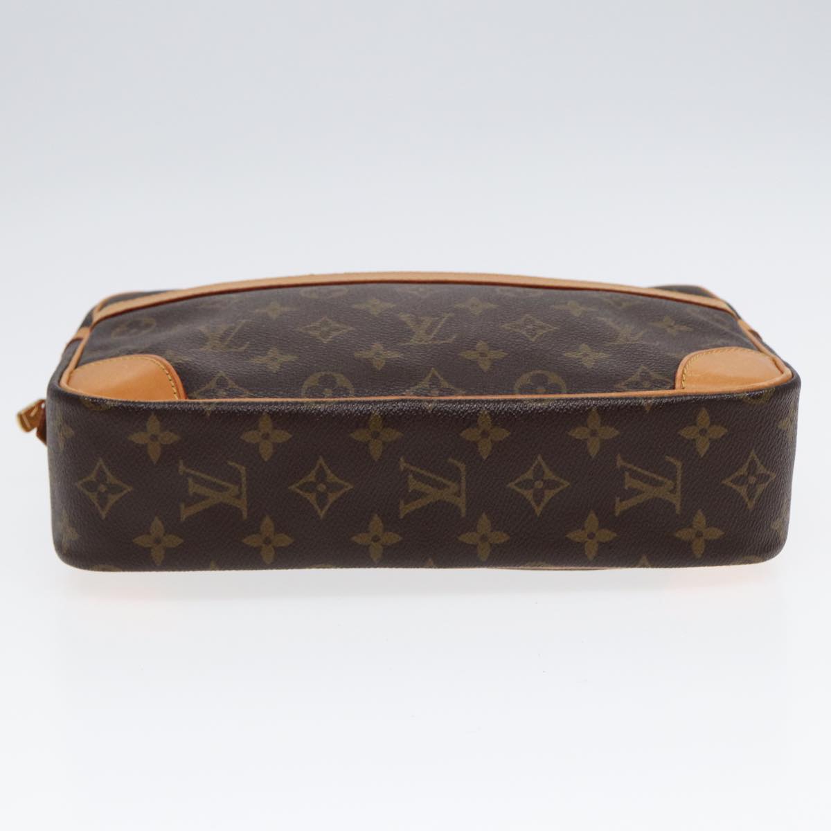 LOUIS VUITTON Monogram Compiegne 28 Clutch Bag M51845 LV Auth 88000