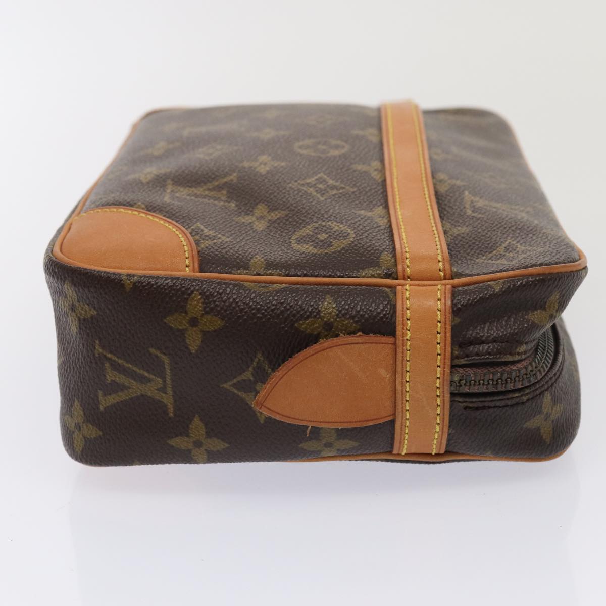 LOUIS VUITTON Monogram Compiegne 28 Clutch Bag M51845 LV Auth 88001