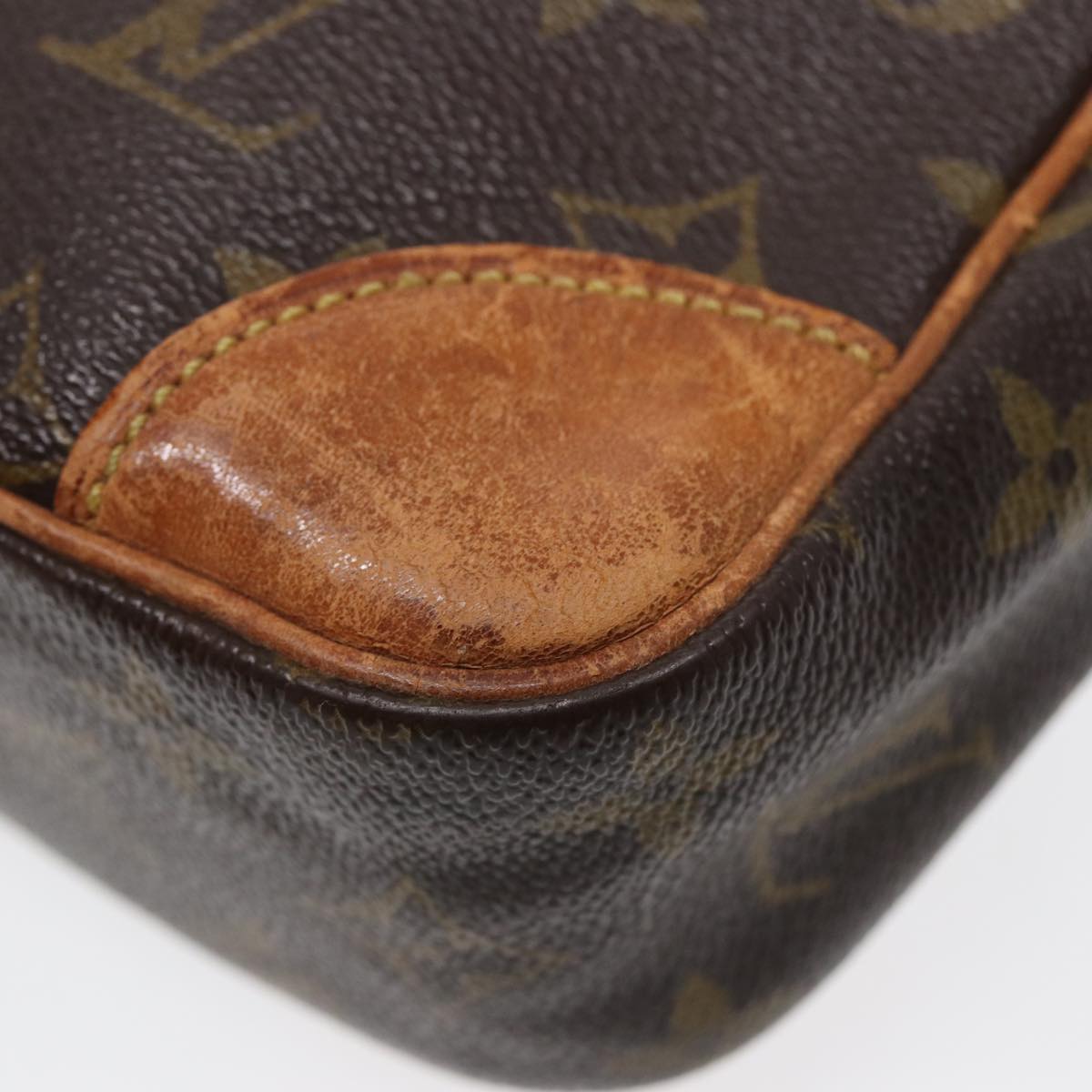 LOUIS VUITTON Monogram Compiegne 28 Clutch Bag M51845 LV Auth 88002