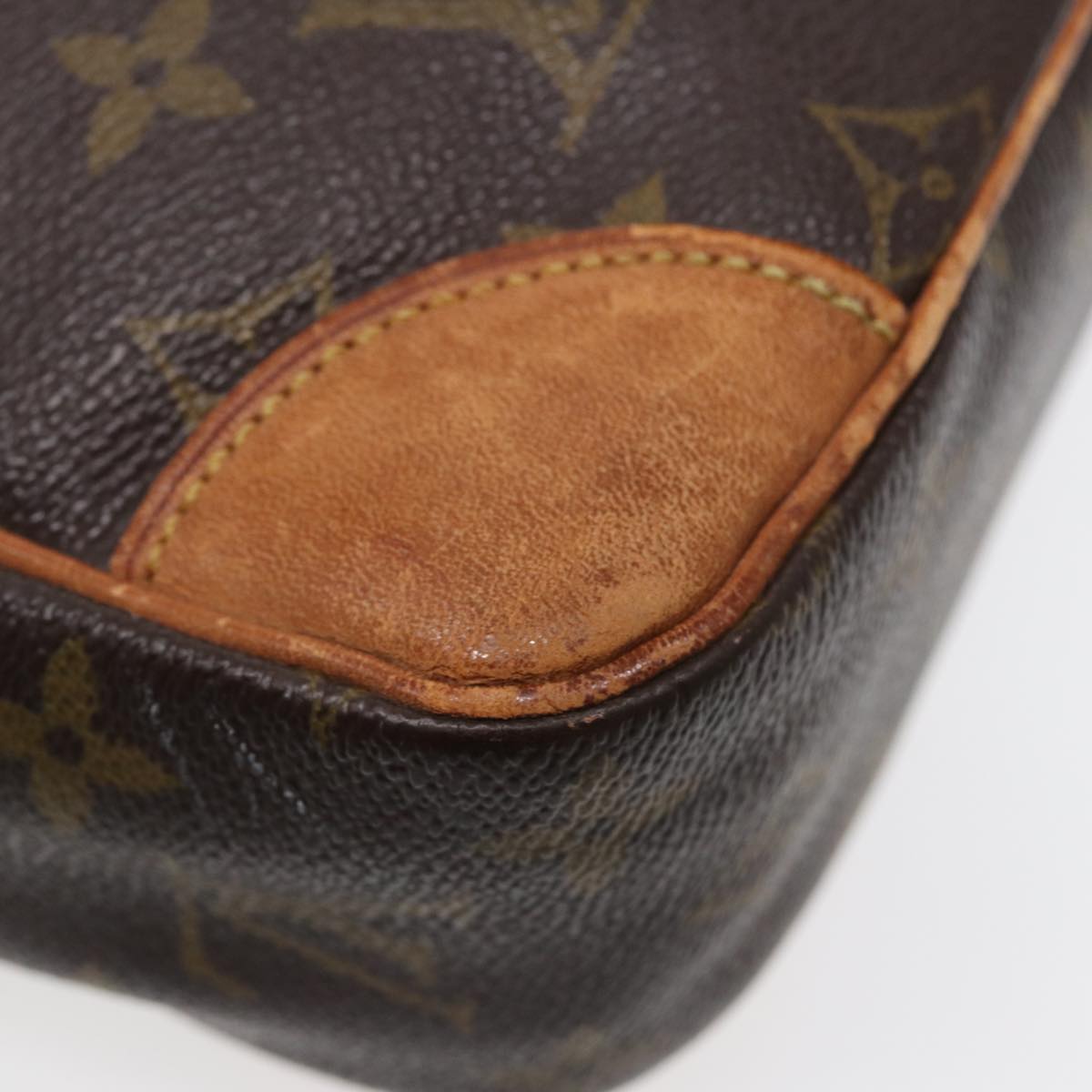 LOUIS VUITTON Monogram Compiegne 28 Clutch Bag M51845 LV Auth 88002