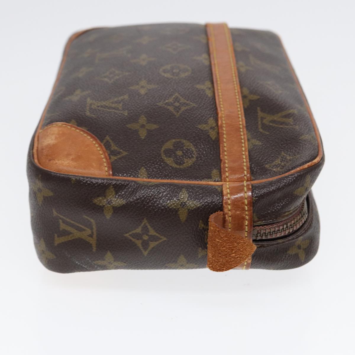 LOUIS VUITTON Monogram Compiegne 28 Clutch Bag M51845 LV Auth 88002