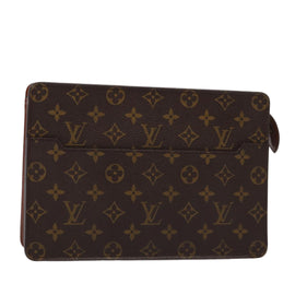 LOUIS VUITTON Monogram Pochette Homme Clutch Bag M51795 LV Auth 88008V