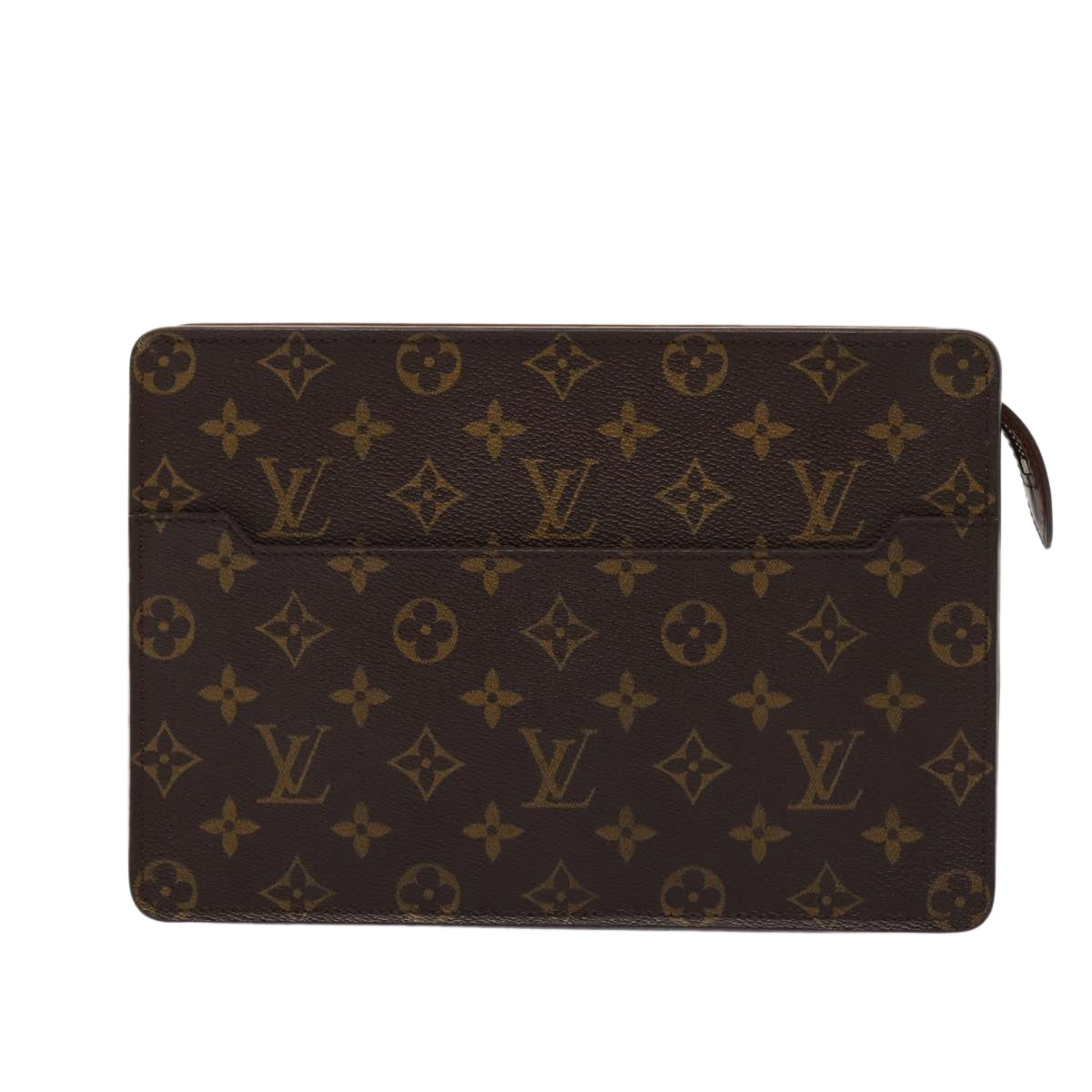 LOUIS VUITTON Monogram Pochette Homme Clutch Bag M51795 LV Auth 88008A