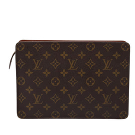 LOUIS VUITTON Monogram Pochette Homme Clutch Bag M51795 LV Auth 88008V - 0