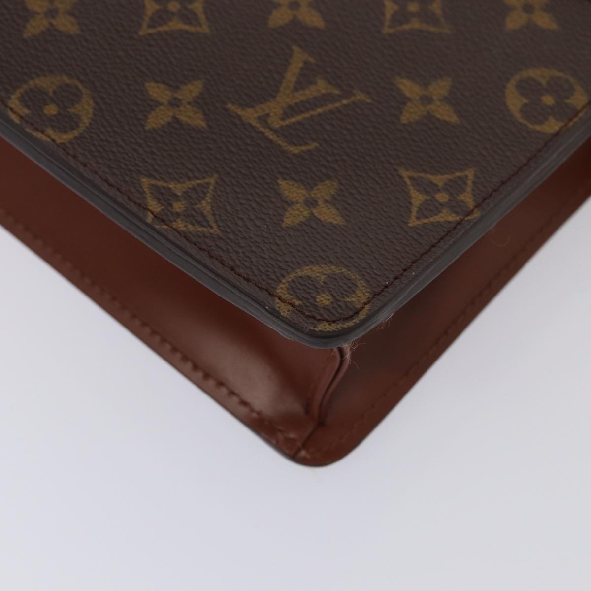 LOUIS VUITTON Monogram Pochette Homme Clutch Bag M51795 LV Auth 88008A