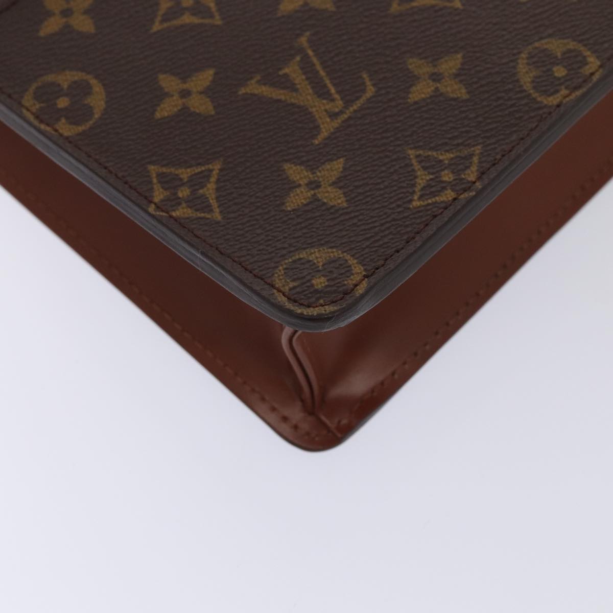 LOUIS VUITTON Monogram Pochette Homme Clutch Bag M51795 LV Auth 88008A