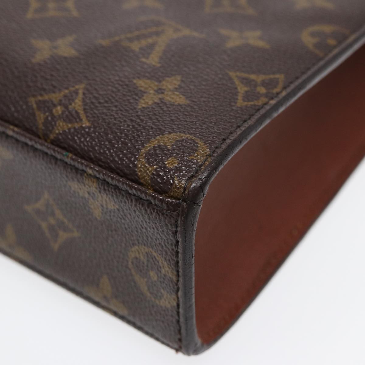 LOUIS VUITTON Monogram Malesherbes Hand Bag M51379 LV Auth 88011