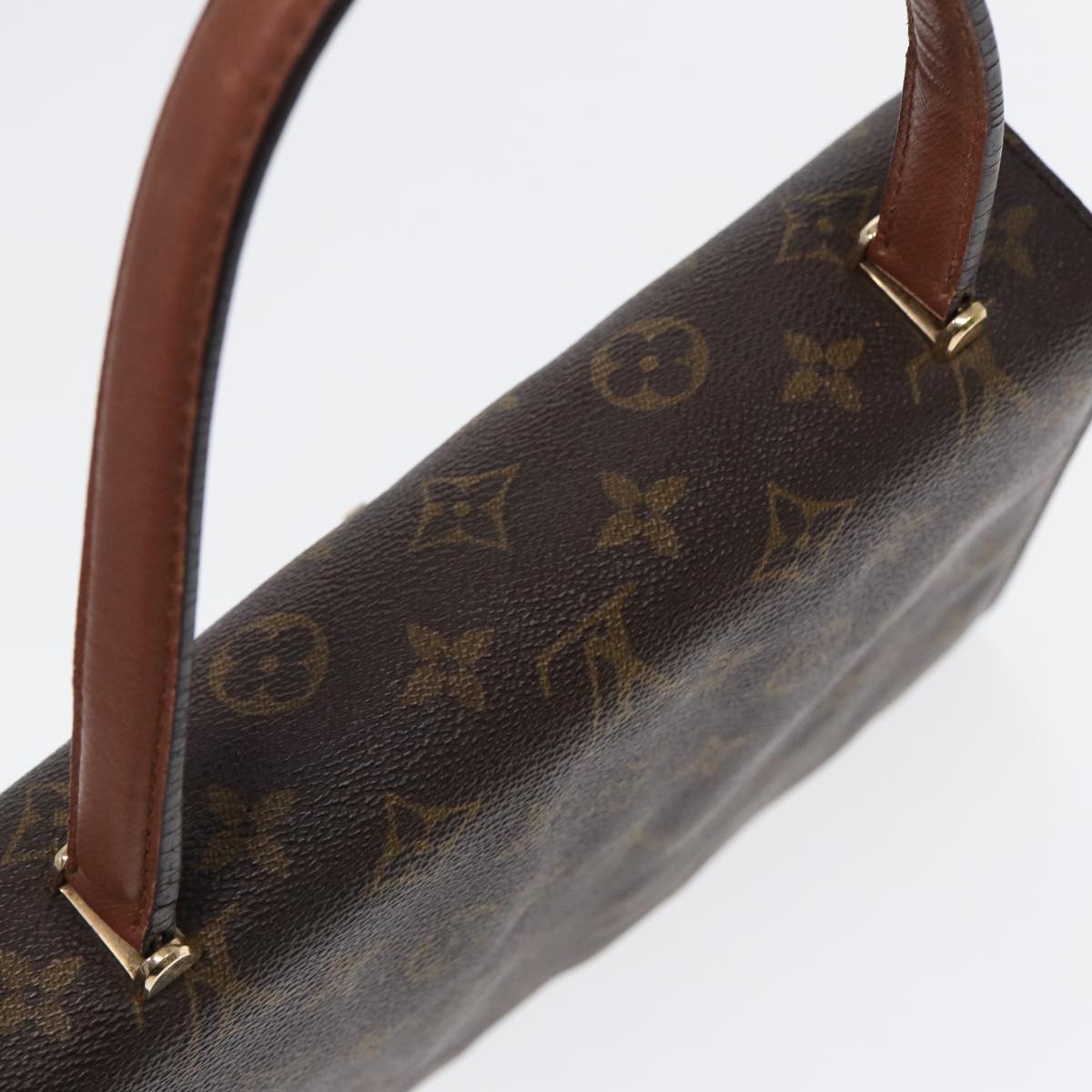 LOUIS VUITTON Monogram Malesherbes Hand Bag M51379 LV Auth 88011