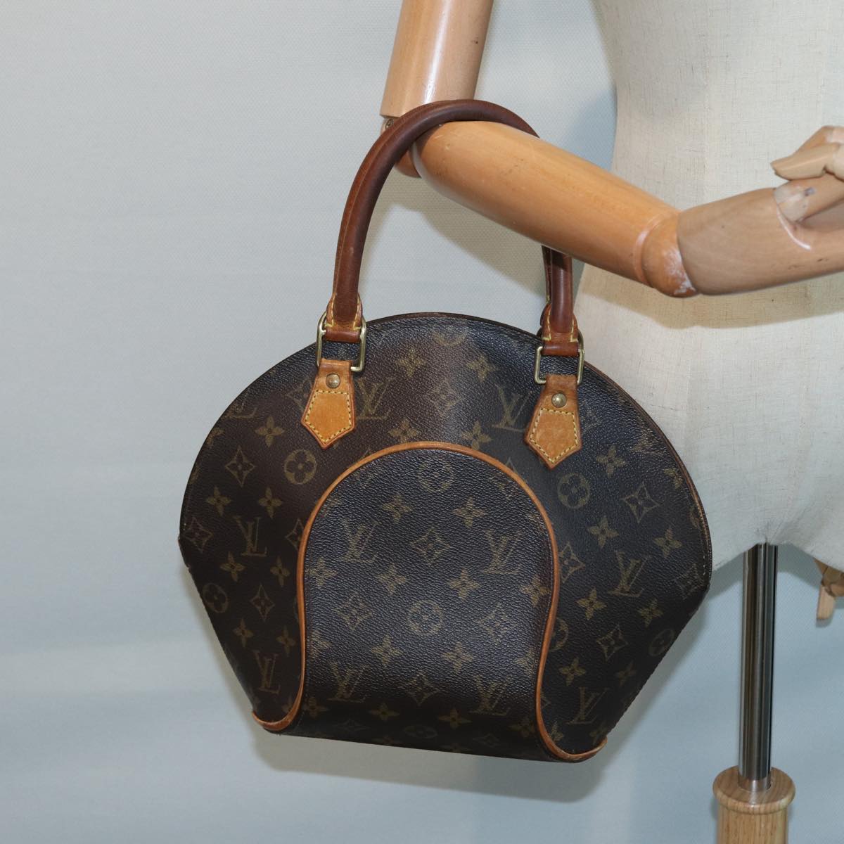 LOUIS VUITTON Monogram Ellipse PM Hand Bag M51127 LV Auth 88016