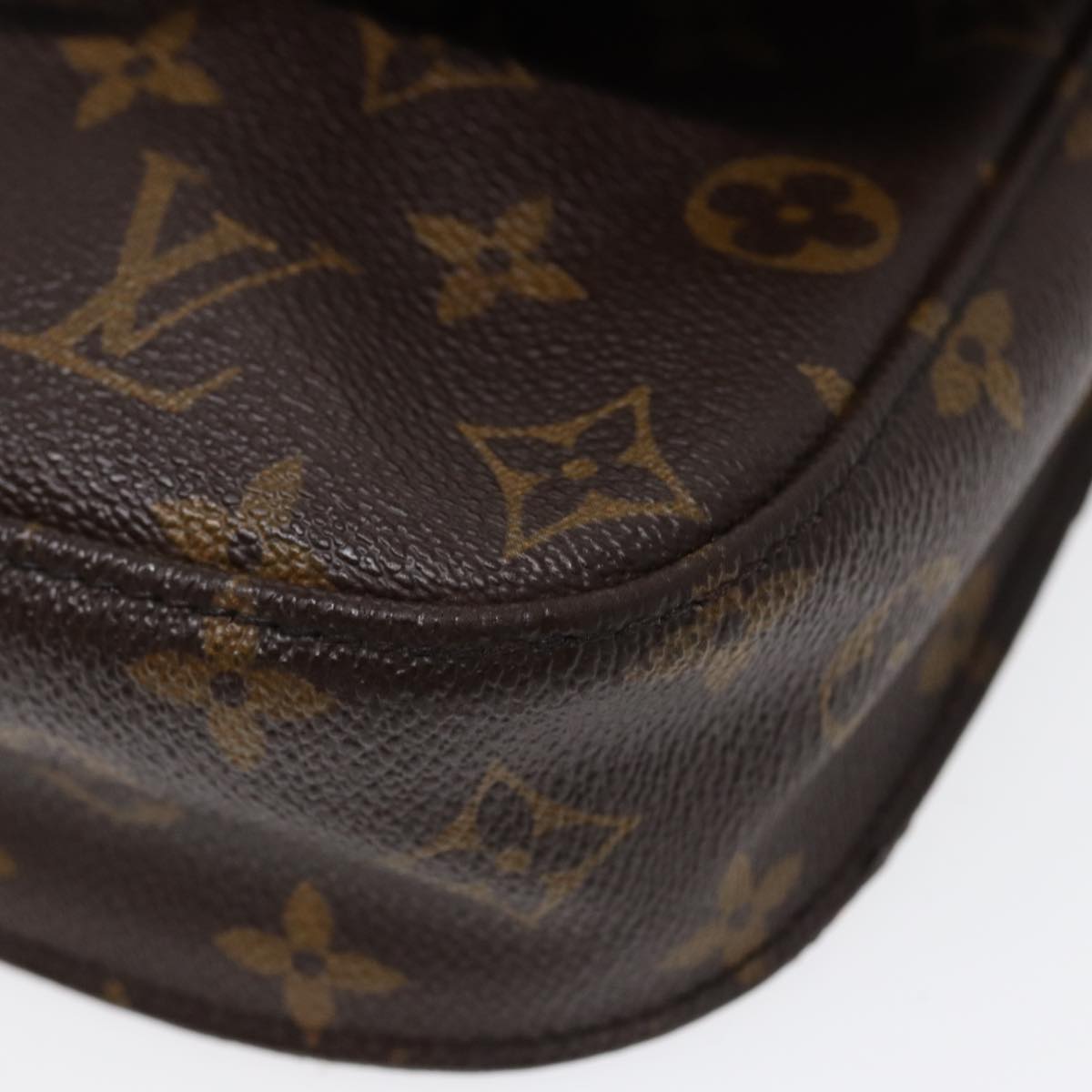 LOUIS VUITTON Monogram Saint Cloud MM Shoulder Bag M51243 LV Auth 88024