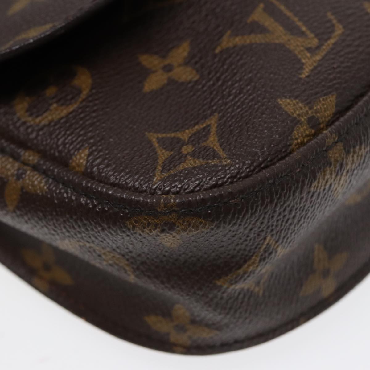 LOUIS VUITTON Monogram Saint Cloud MM Shoulder Bag M51243 LV Auth 88024