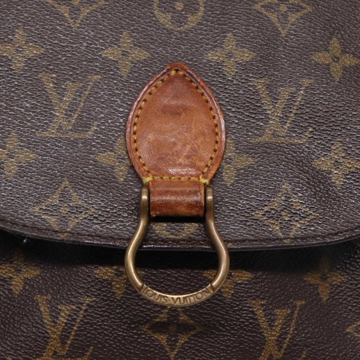 LOUIS VUITTON Monogram Saint Cloud MM Shoulder Bag M51243 LV Auth 88024