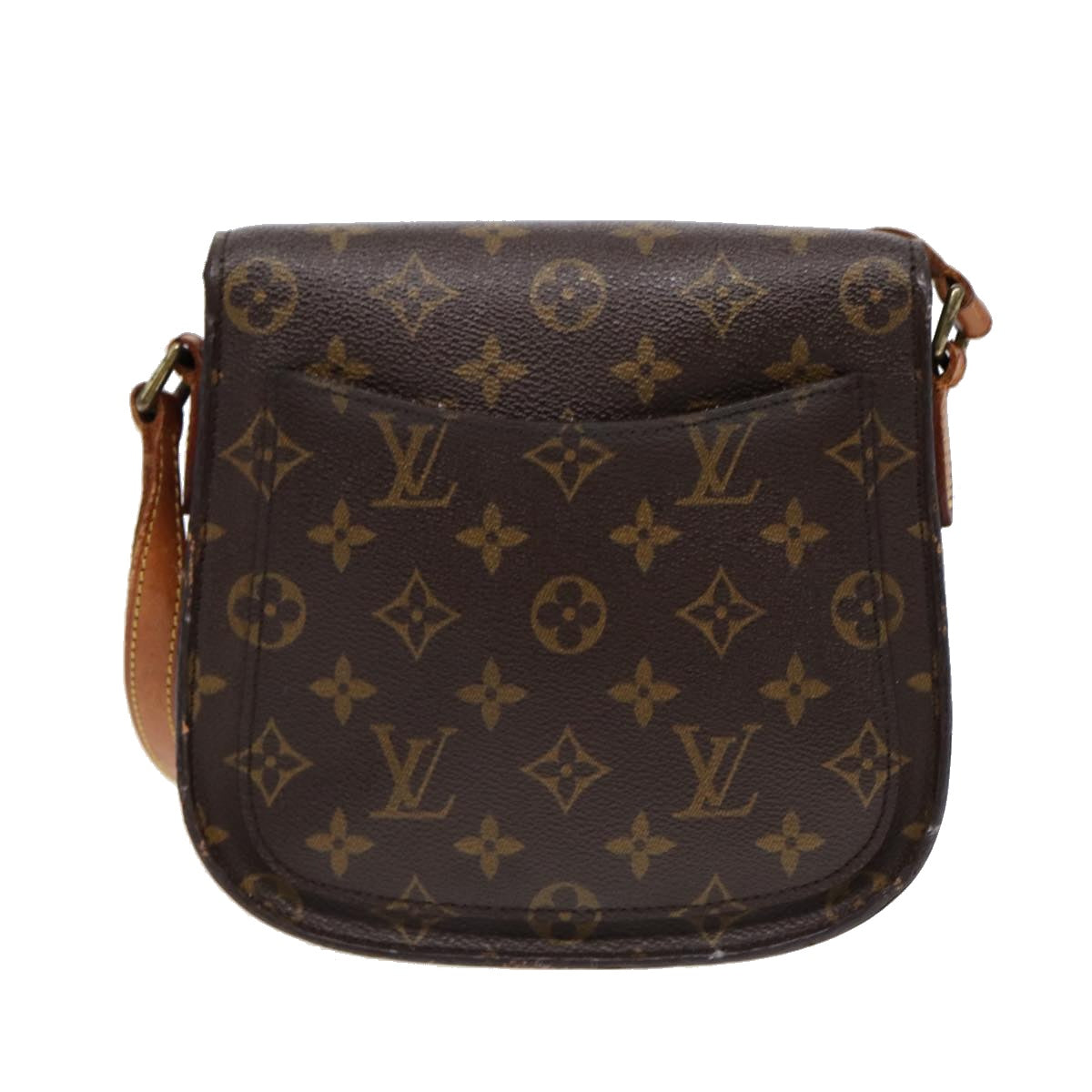 LOUIS VUITTON Monogram Saint Cloud MM Shoulder Bag M51243 LV Auth 88024